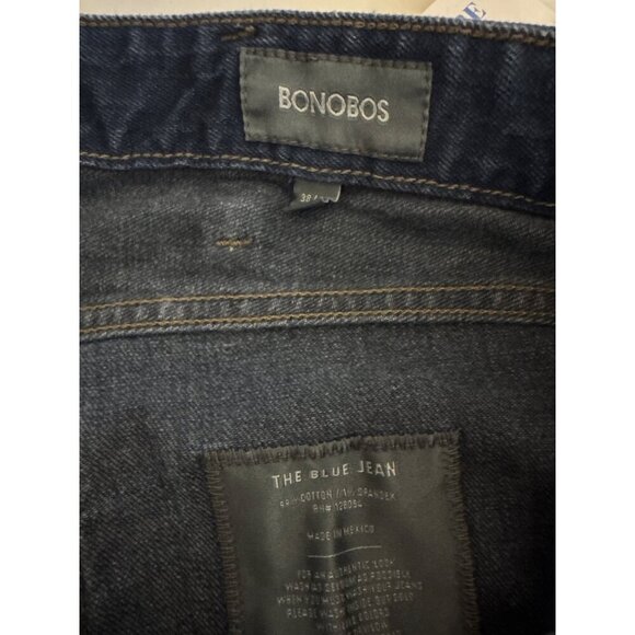 Bonobos Mens Dark Wash Slim Fit Jeans 38x32 - Picture 5 of 5